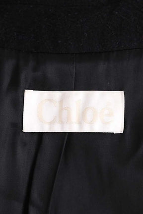 Manteau Chloé Noir en Laine