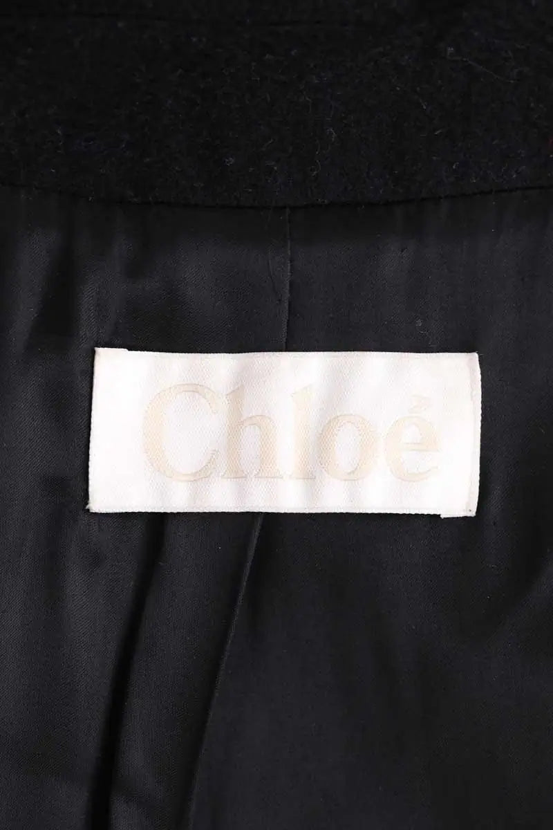 Manteau Chloé Noir en Laine