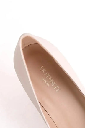 Talons LK Bennett Eevi Ecru en Cuir