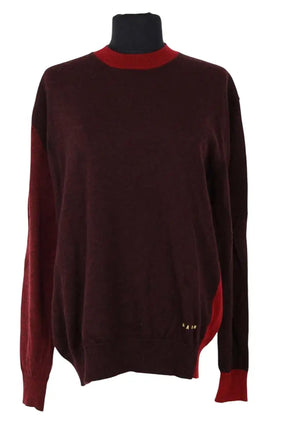 Pull Marni Bordeaux en Laine, taille XL - Seconde Main