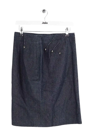 Jupe Mugler Bleu en Coton, taille S - Seconde Main
