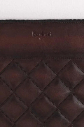 Pochette Berluti Marron en Cuir
