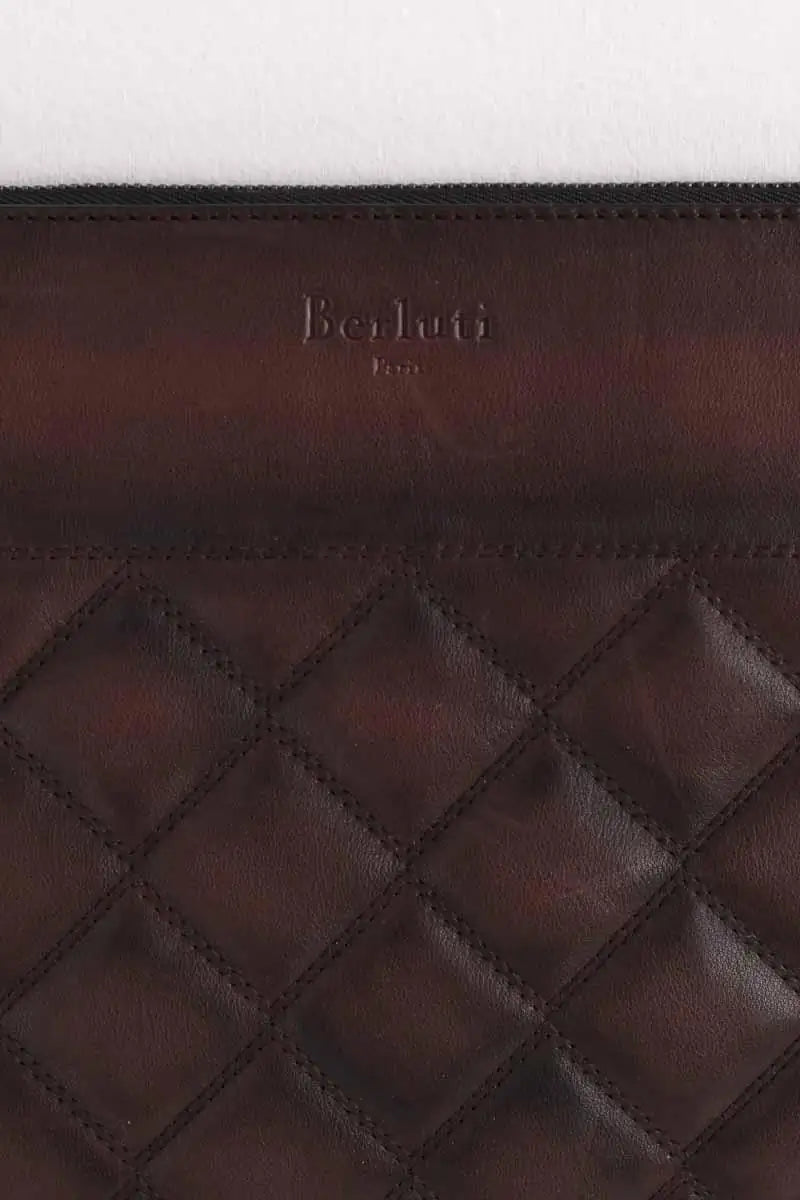Pochette Berluti Marron en Cuir