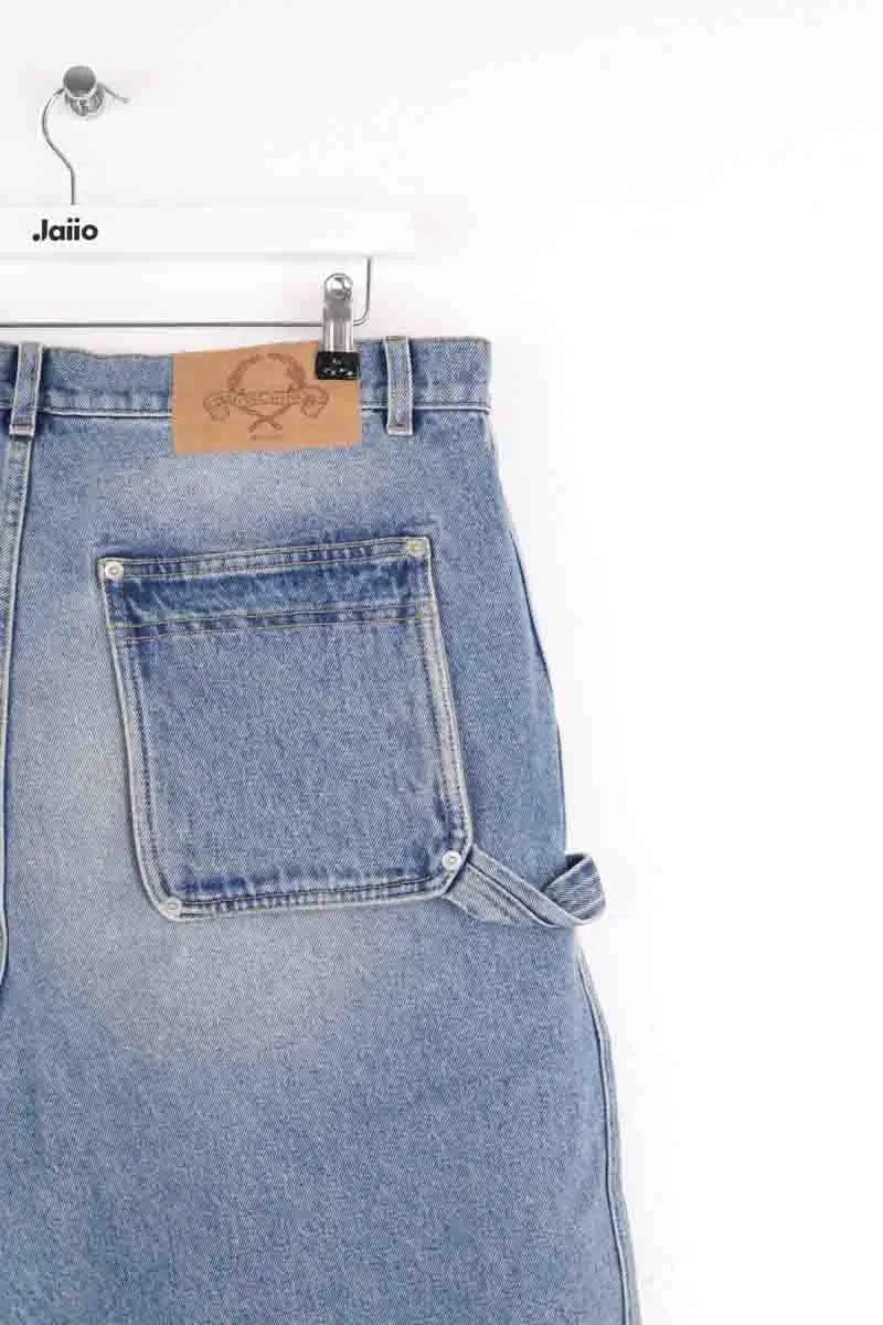 Jean large Moschino Bleu en Coton