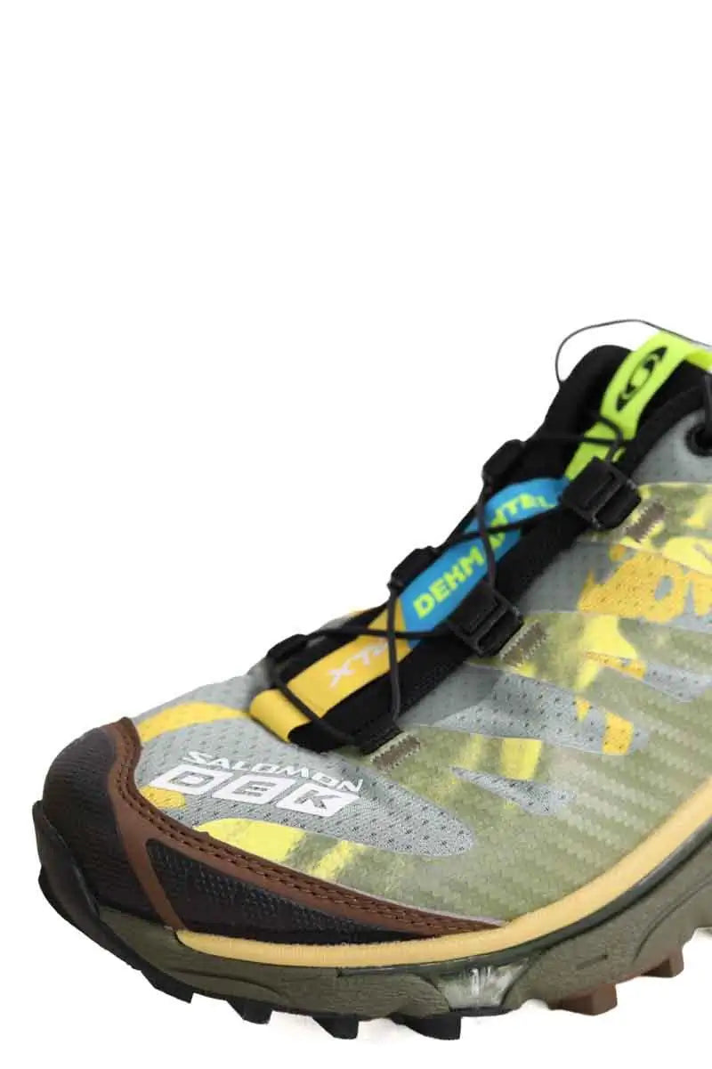 Baskets Salomon Vert en Caoutchouc