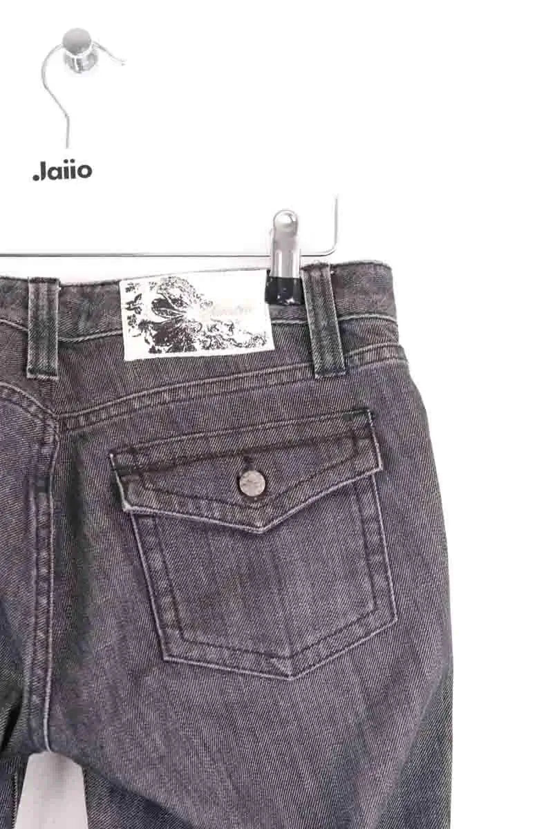 Jean droit Sandro Anthracite en Coton