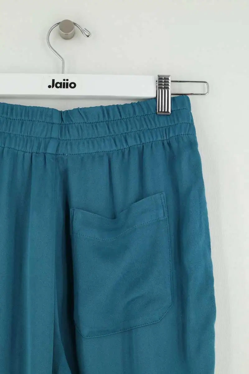 Pantalon American Vintage Bleu en Viscose