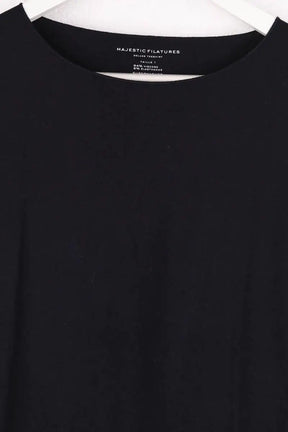 Top Majestic Filatures Noir en Viscose