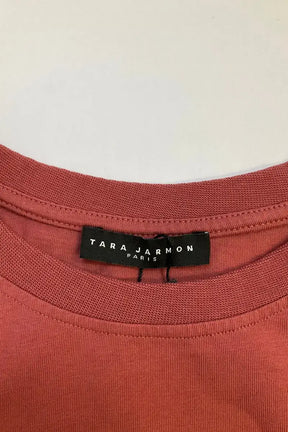 T-shirt Tara Jarmon Rose en Coton