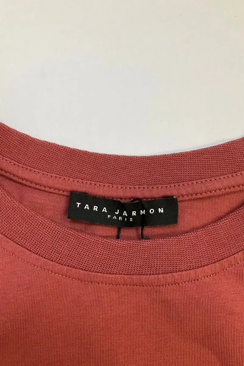T-shirt Tara Jarmon Rose en Coton