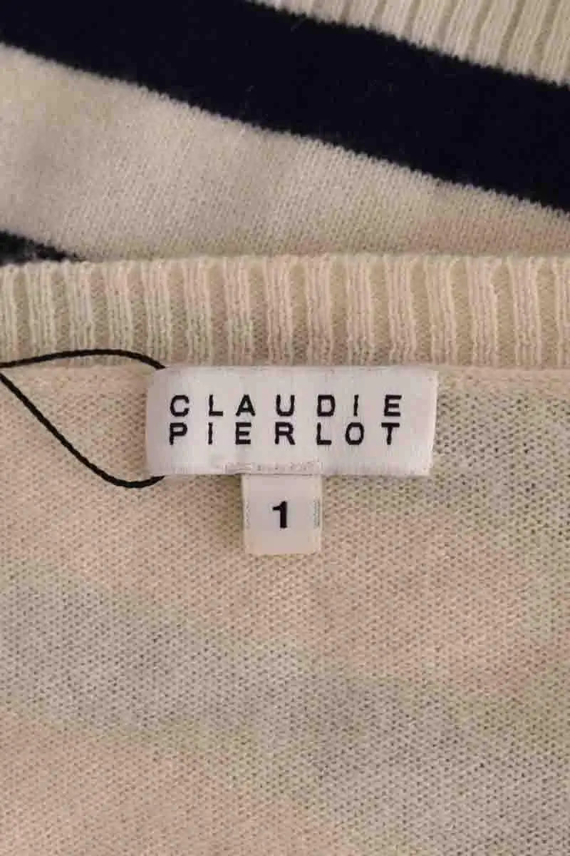 Pull Claudie Pierlot Ecru en Laine