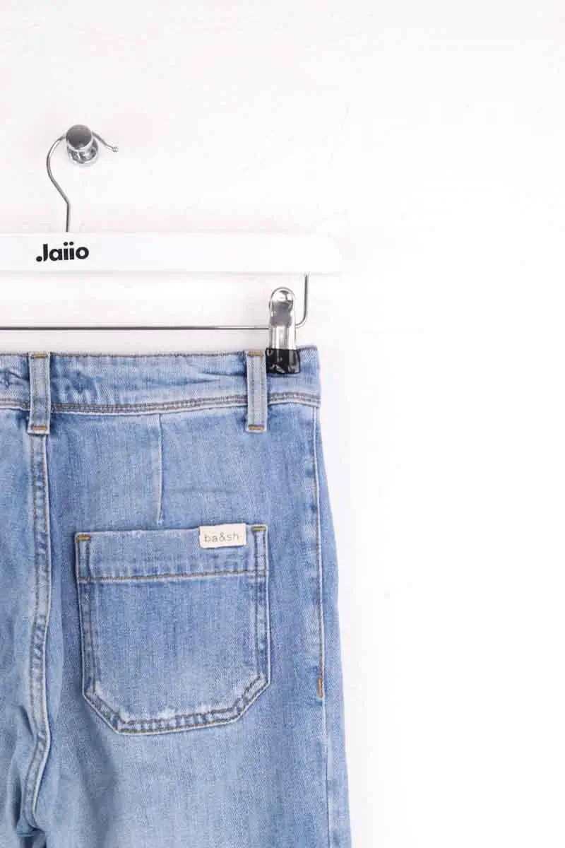 Jean bootcut Ba&Sh Bleu en Coton