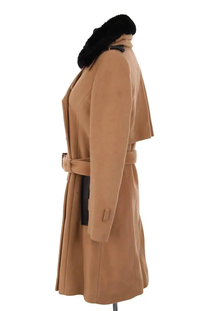 Manteau The Kooples Beige en Laine
