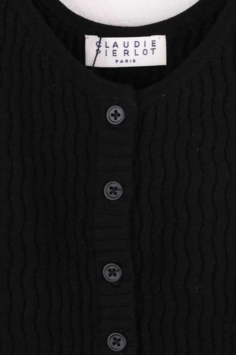 Top sans manche Claudie Pierlot Noir en Viscose