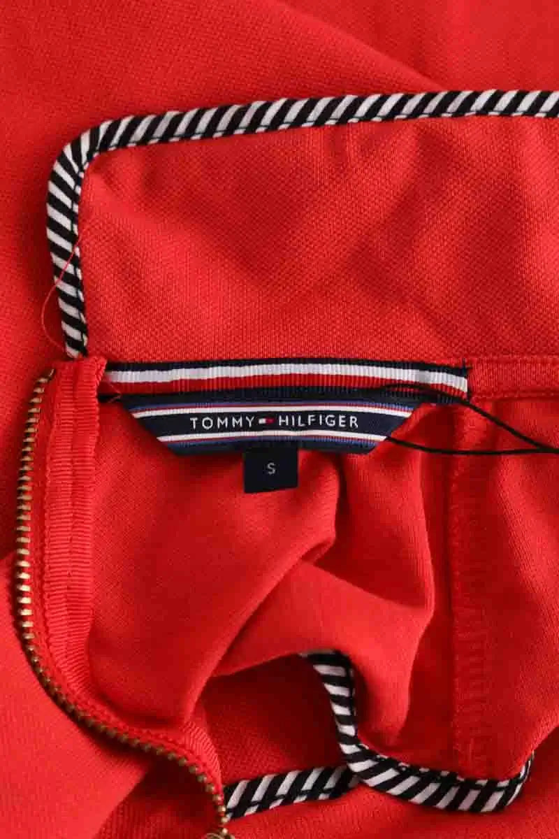 Top sans manche Tommy Hilfiger Rouge en Coton