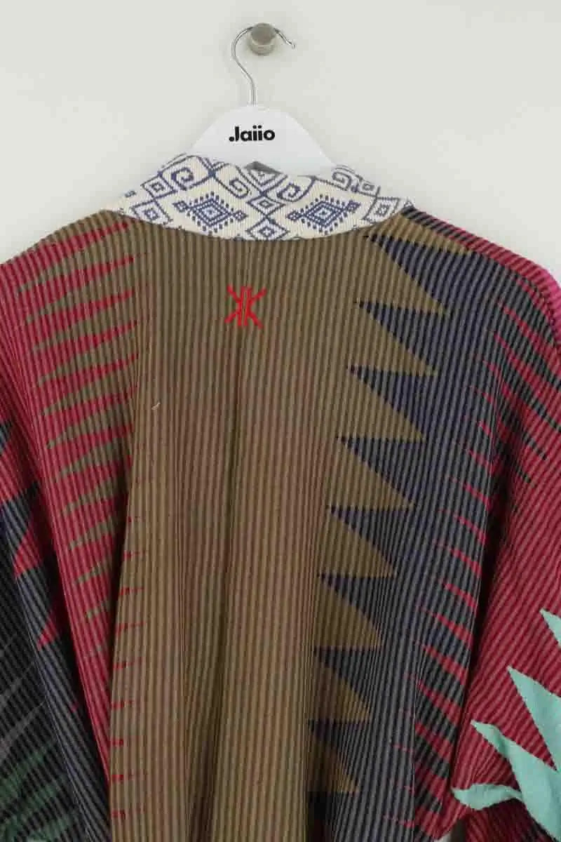 Veste Kimono IKKIM'O Multicolore en Coton