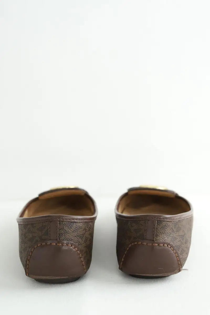 Ballerines Michael Kors Marron en Cuir