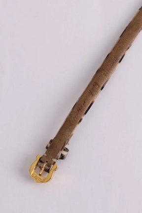 Bracelet Cartier L'année 1980 Marron en Cuir