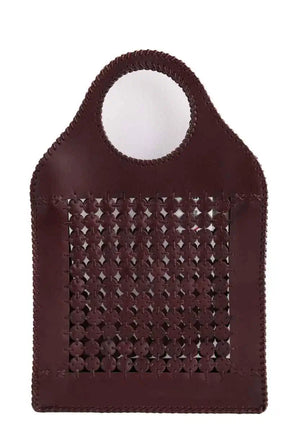 Cabas Antik Batik Bordeaux en Cuir