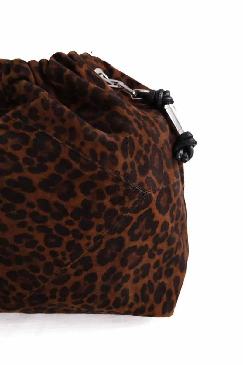Cabas Ba&Sh Tote June Marron en Cuir