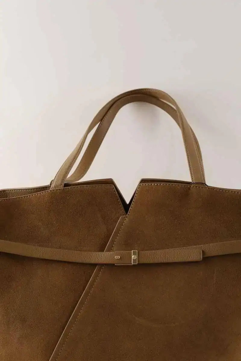 Cabas Boss Camel en Daim