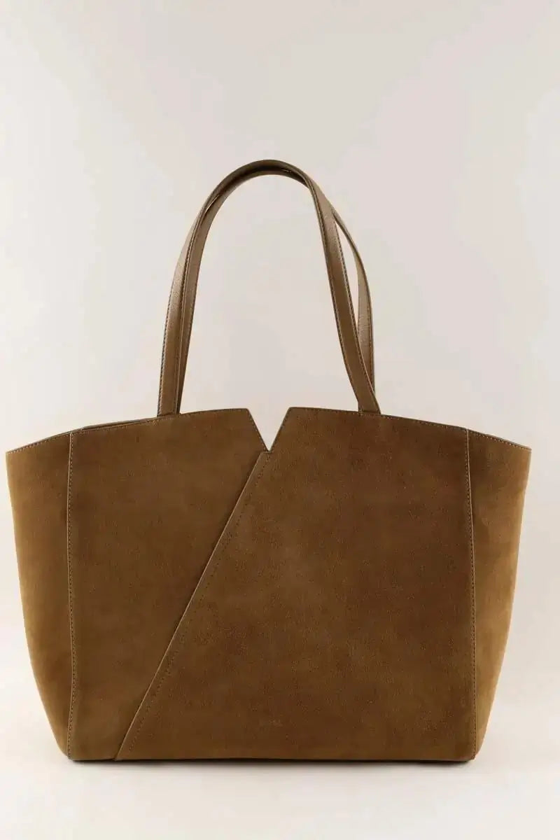 Cabas Boss Camel en Daim