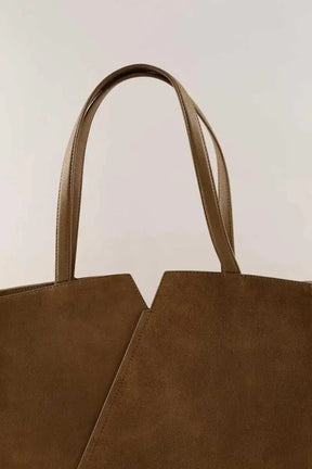 Cabas Boss Camel en Daim