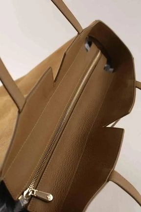 Cabas Boss Camel en Daim