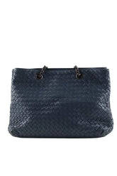 Cabas Bottega Veneta Bleu en Cuir - Seconde Main
