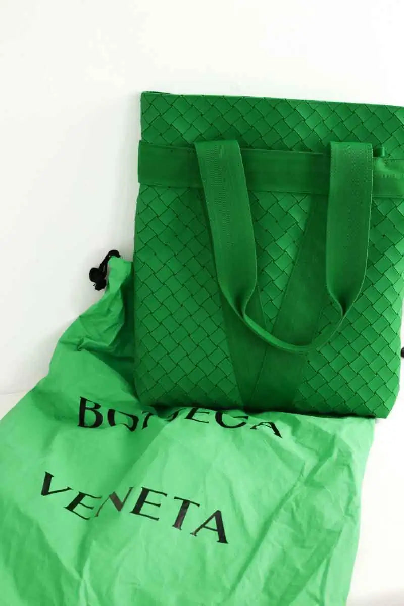Cabas Bottega Veneta Vert en Plastique