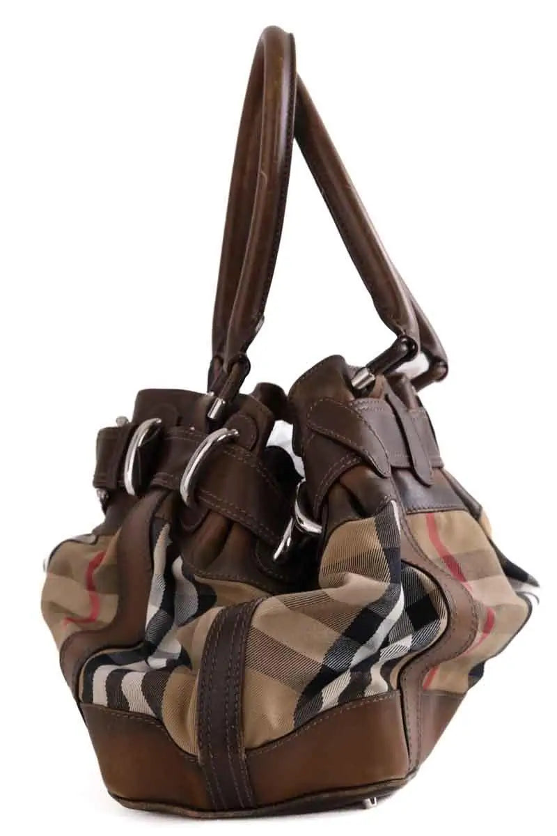 Cabas Burberry Marron en Cuir