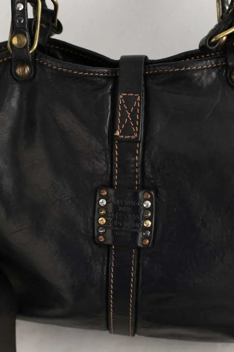 Cabas Campomaggi Noir en Cuir