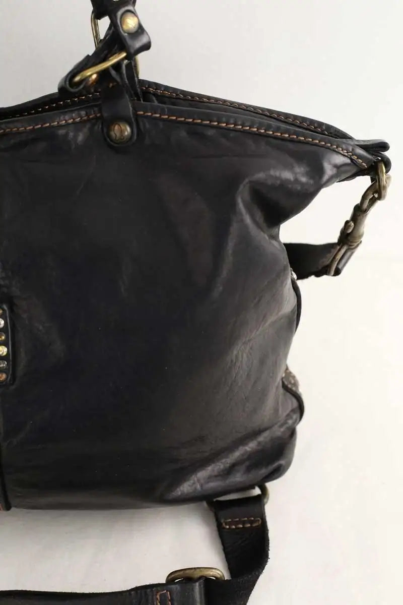 Cabas Campomaggi Noir en Cuir
