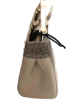 Cabas Cavalli Beige en Cuir