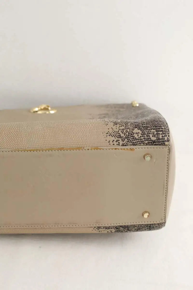 Cabas Cavalli Beige en Cuir