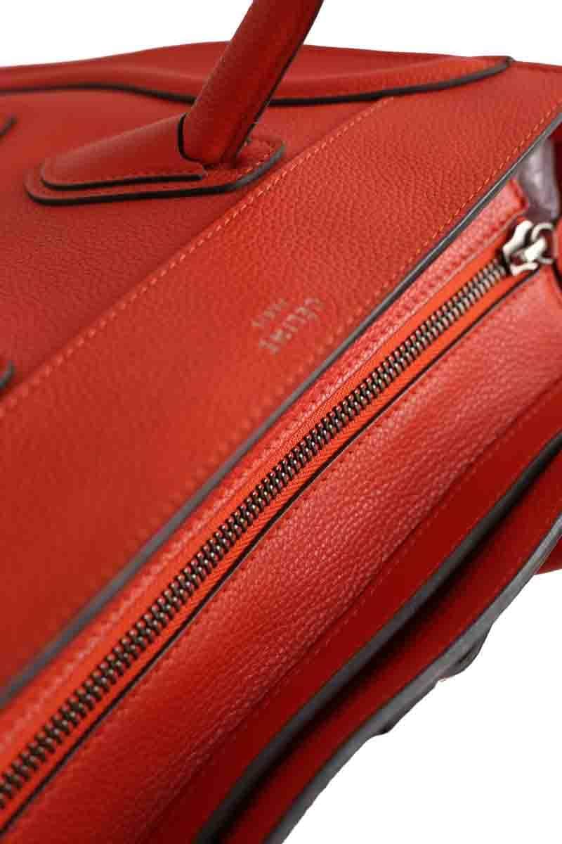 Cabas Celine Luggage Orange en Cuir