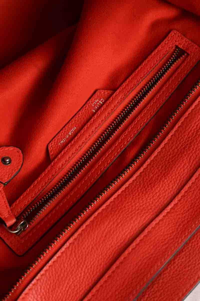 Cabas Celine Luggage Orange en Cuir