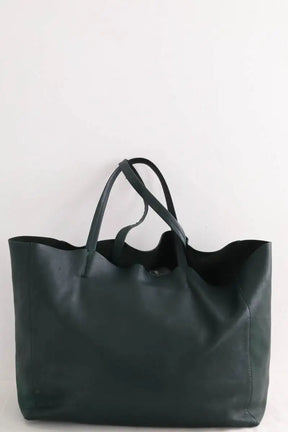 Cabas Celine Vert en Cuir