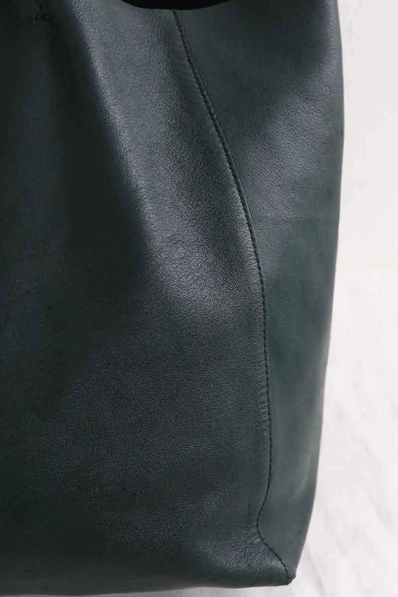 Cabas Celine Vert en Cuir