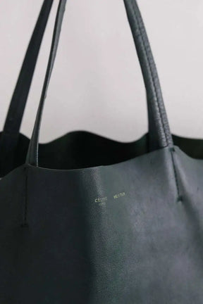 Cabas Celine Vert en Cuir