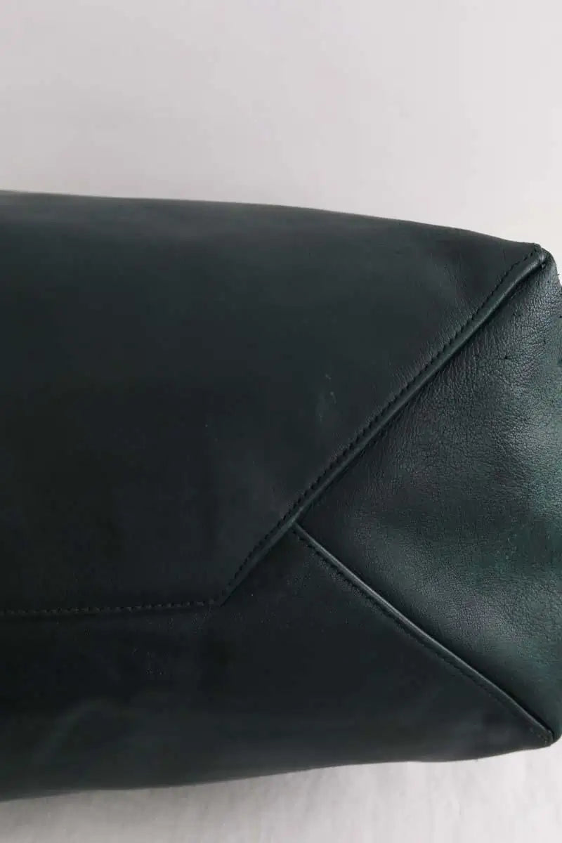 Cabas Celine Vert en Cuir