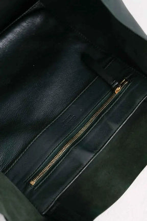 Cabas Celine Vert en Cuir