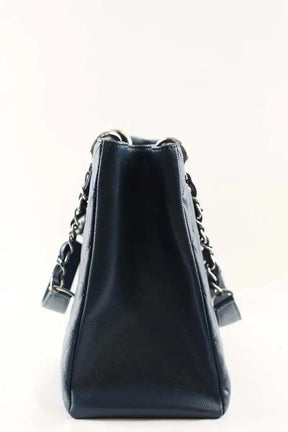 Cabas Chanel Bleu en Cuir