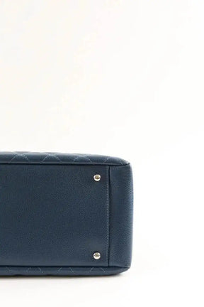 Cabas Chanel Bleu en Cuir