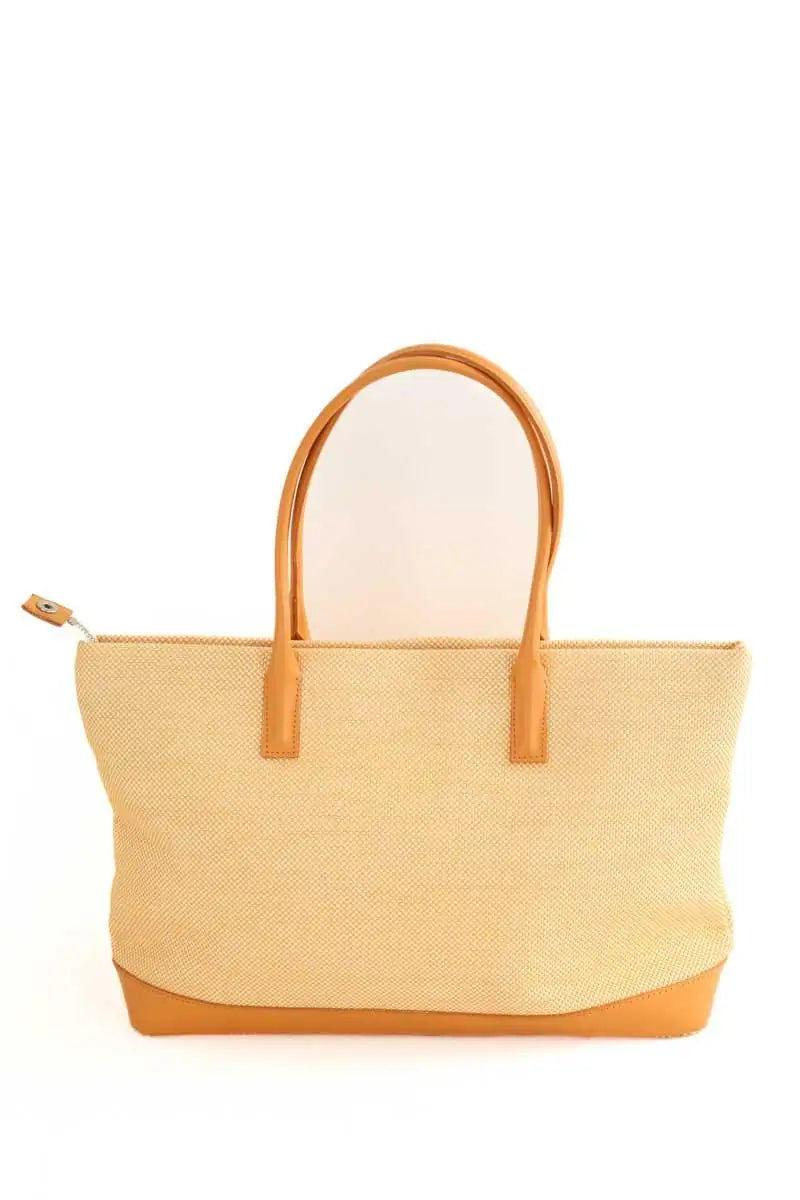Cabas Courrèges Orange en Tissu