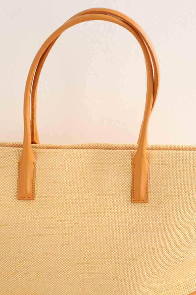 Cabas Courrèges Orange en Tissu