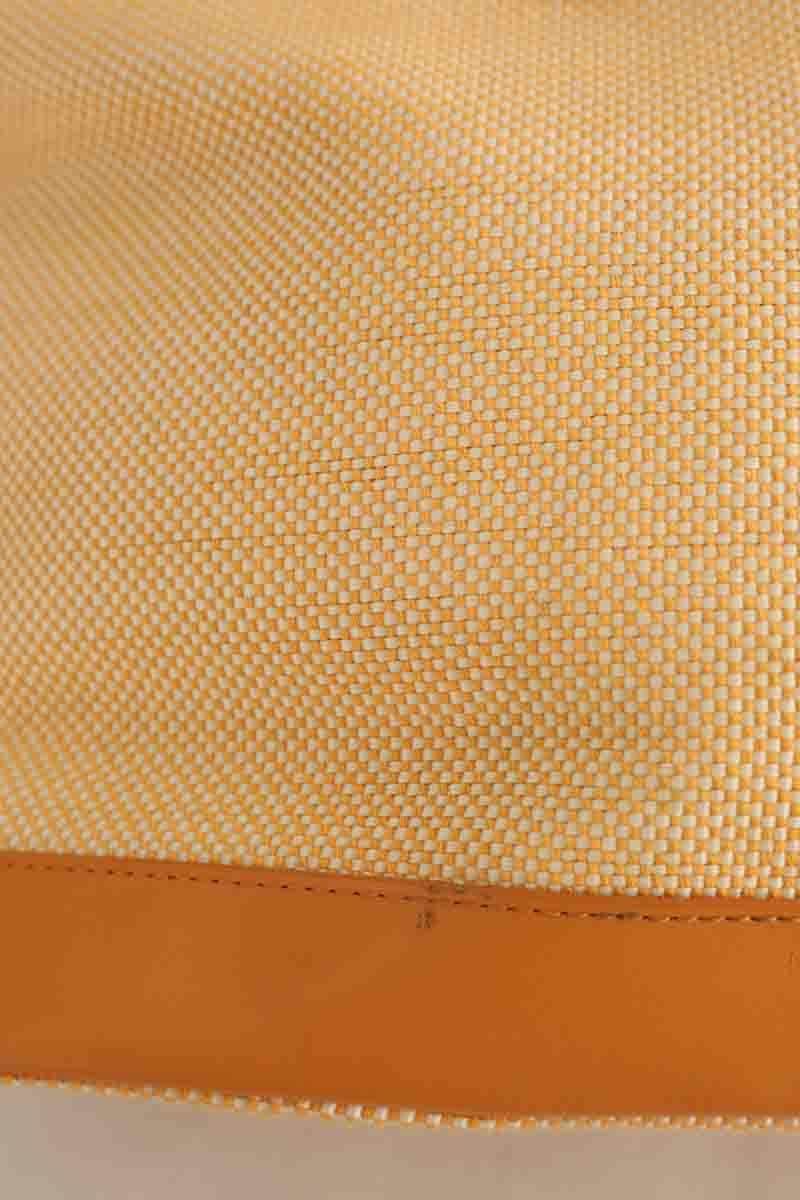 Cabas Courrèges Orange en Tissu