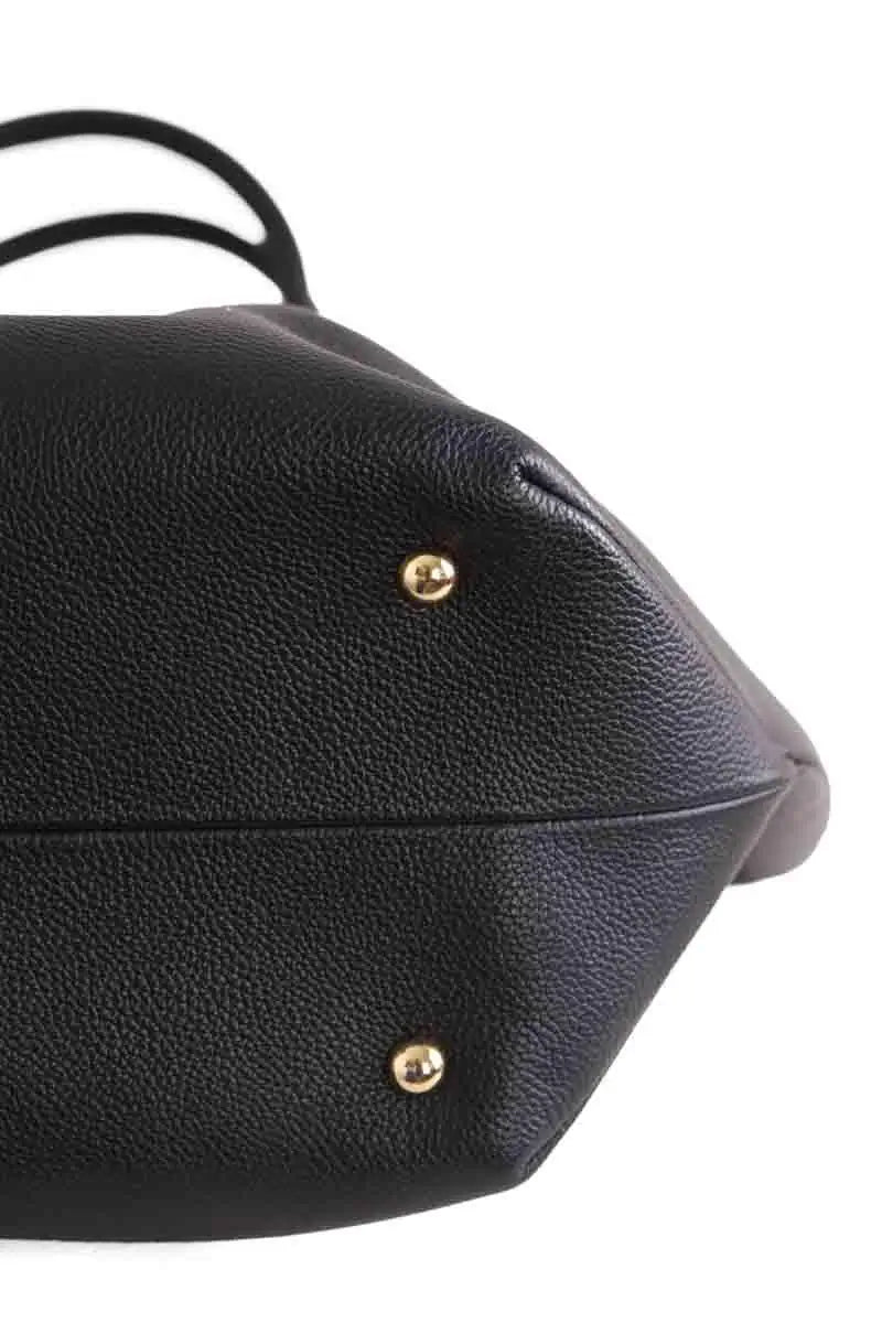 Cabas Demellier New York Noir en Cuir