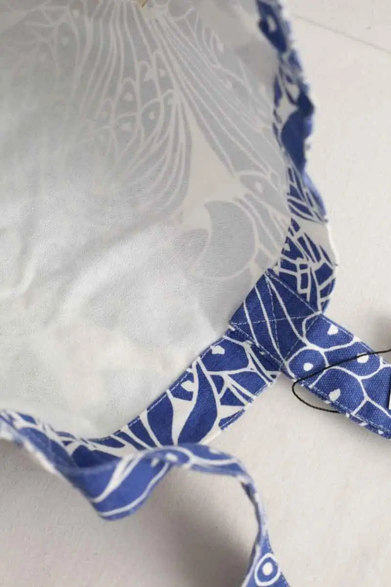 Cabas Eres Bleu en Coton
