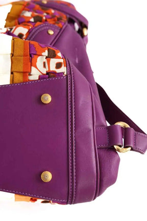 Cabas Escada Margeretha Violet en Cuir